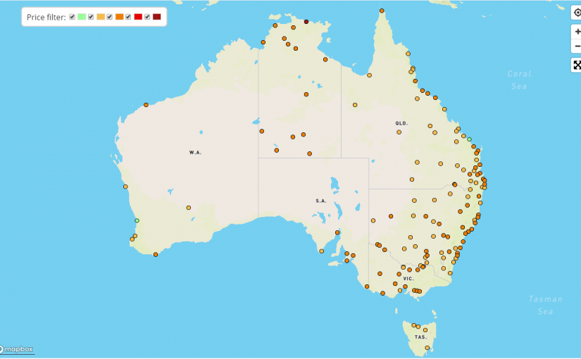 57 new towns/cities added to FuelPrice Australia