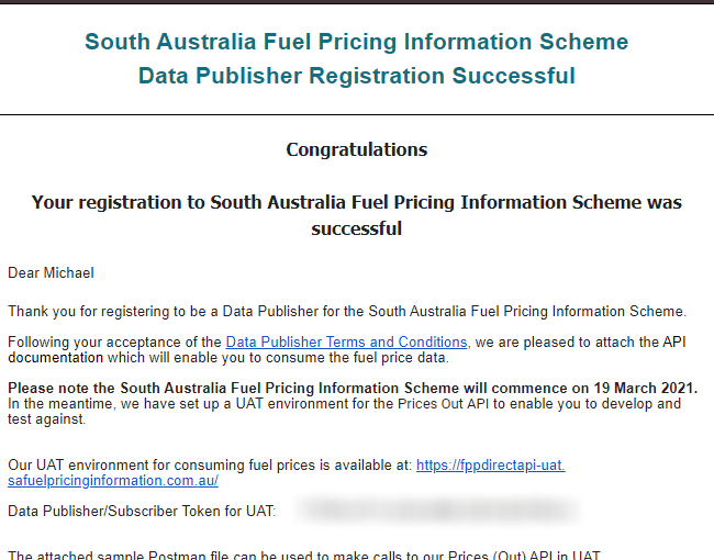 South Australia fuel price reporting trial